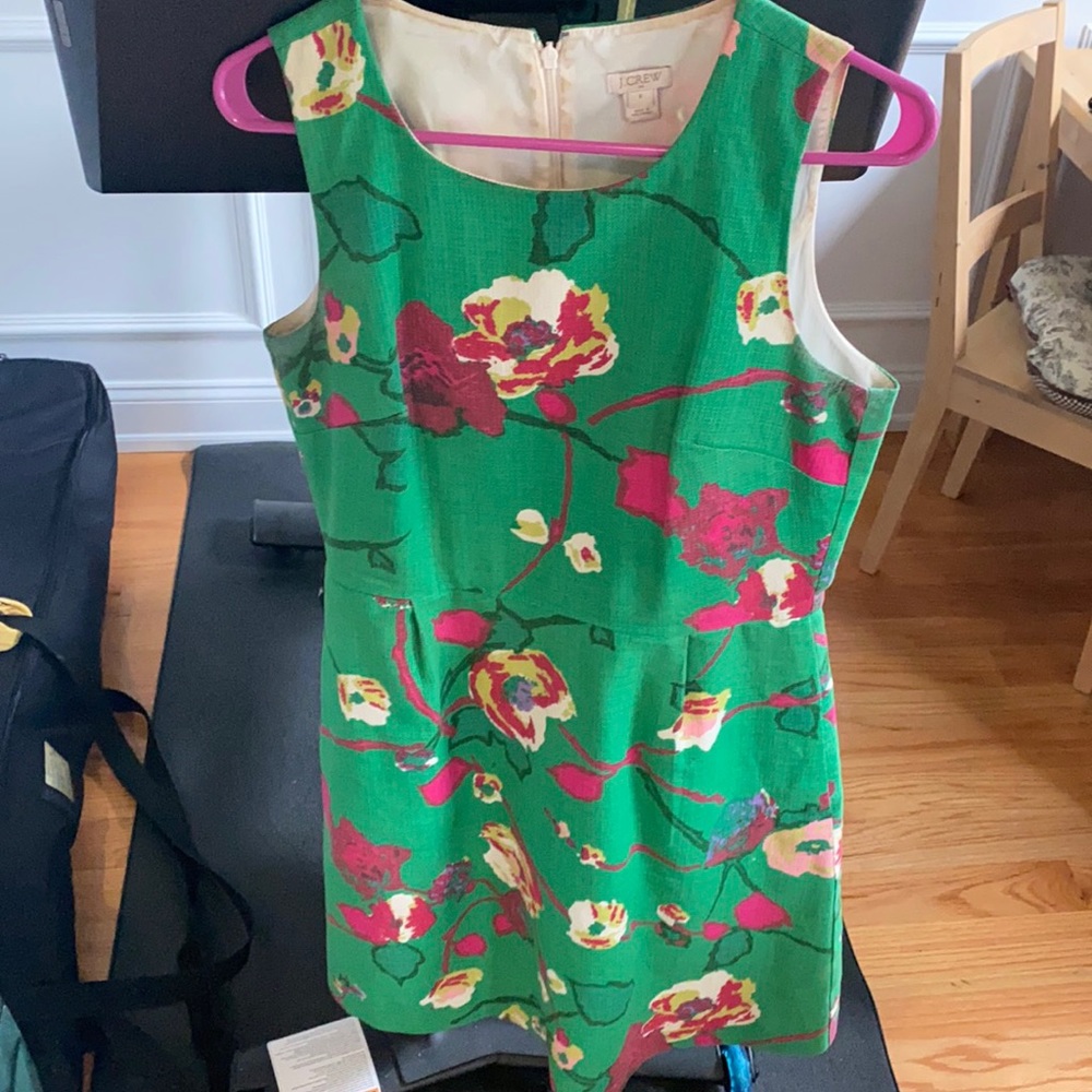 J Crew floral mini dress